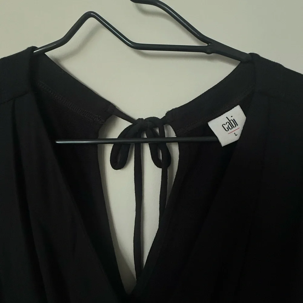 CAbi Black V-Neck Jumpsuit - Picture 3 of 6